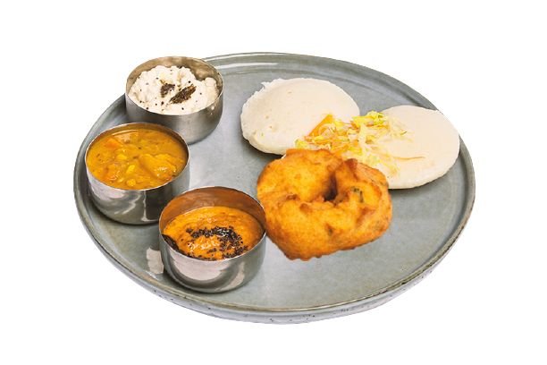 Idly and Vadai Combo