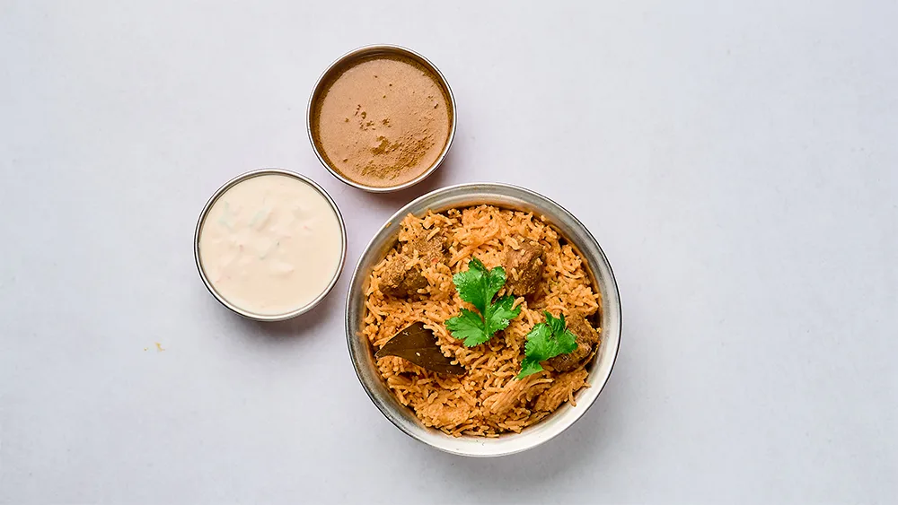 Chettinad Lamm Biryani 🌶️🌶️