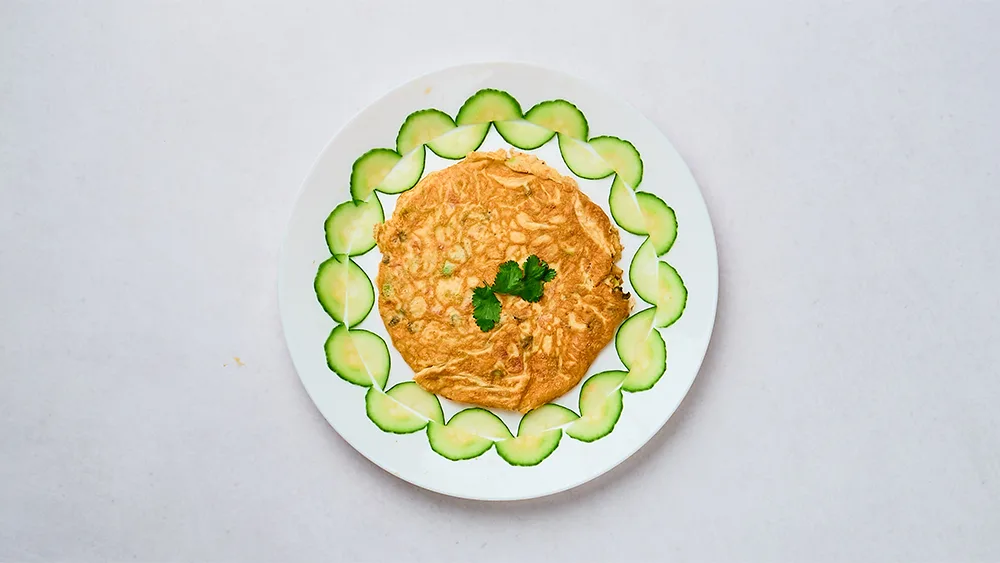 Spicy Masala Ägg Omelet
