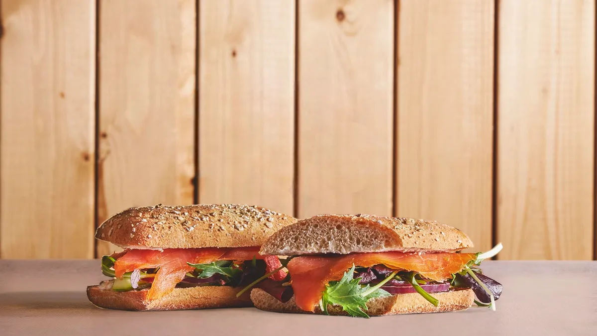 Lakse sandwich