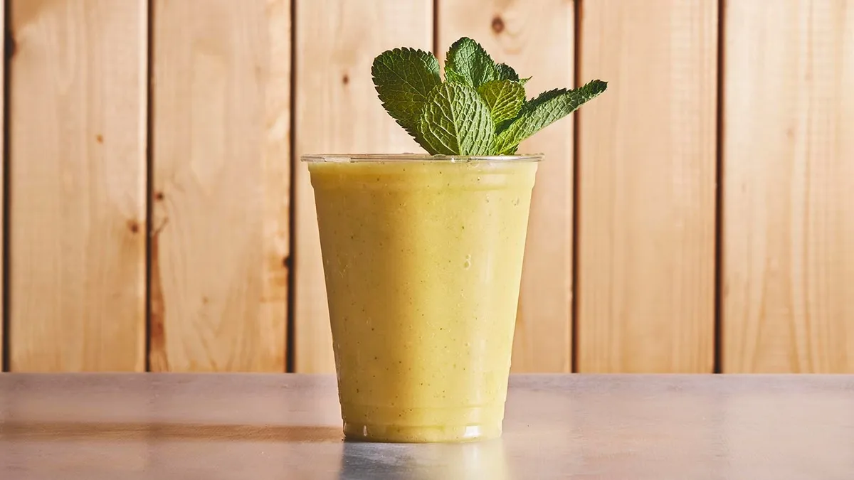 Mango, passion og mynte smoothie 0,3 l