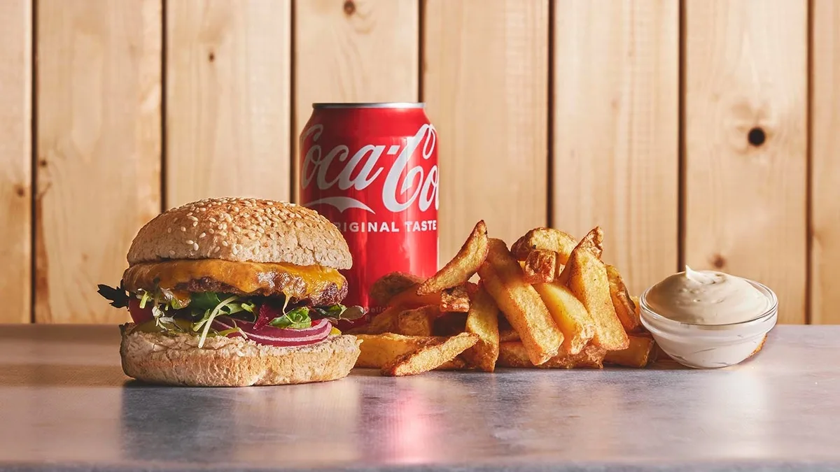 Frokostburger menu