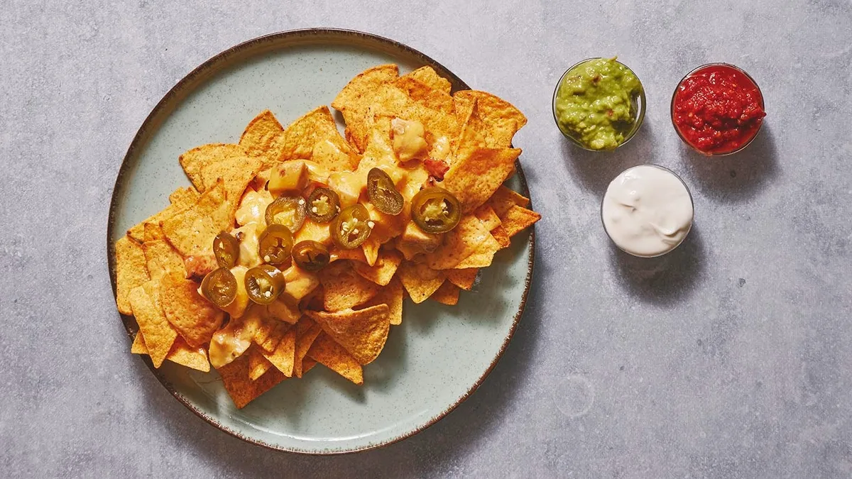 Nachos med kylling