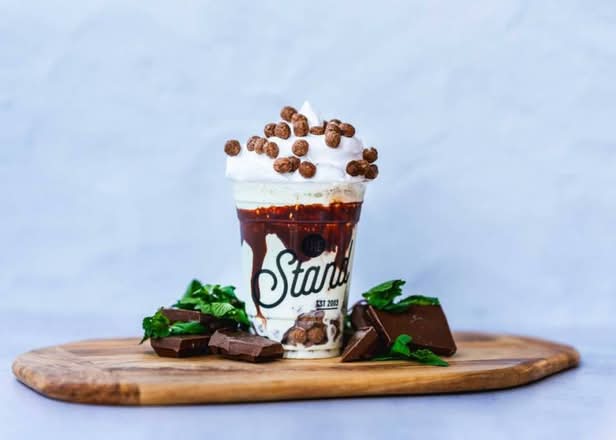 Mint Chocolate Crunch Shake