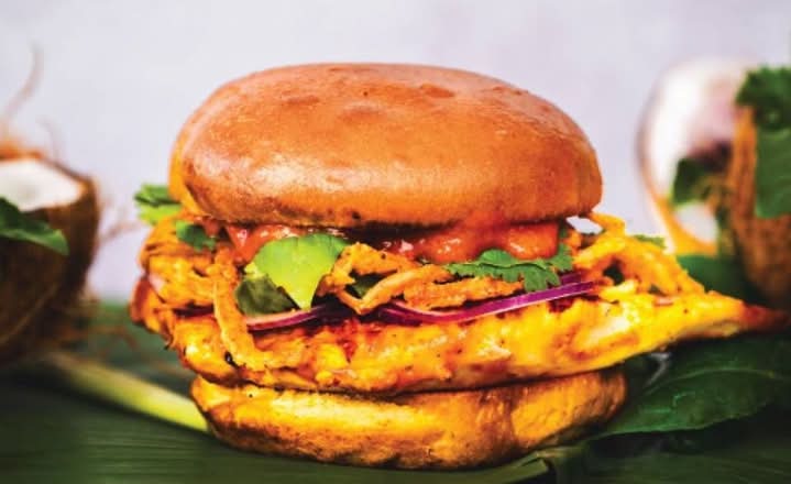 Red Curry Chicken Sandwich