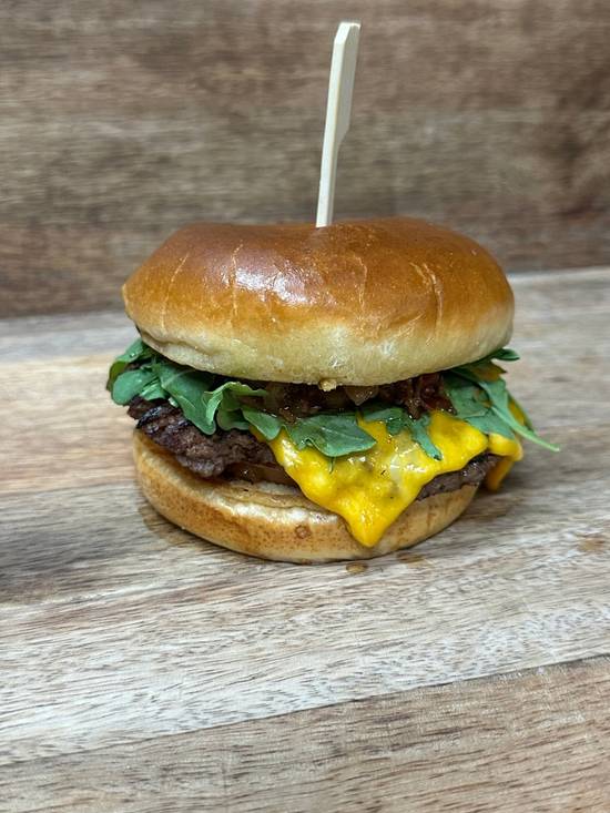 Half Smashed Burger