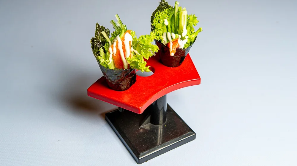 Temaki pikantny tuńczyk z porem