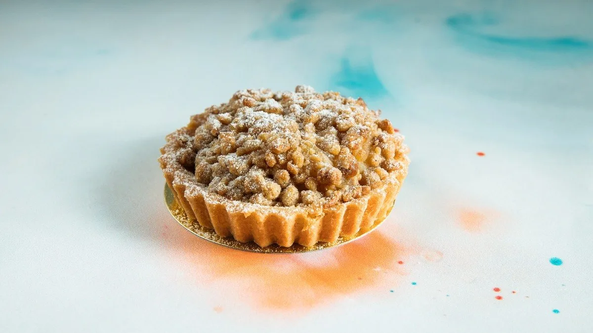Τάρτα Mήλου με Crumble