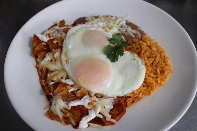 Red Chilaquiles Combo
