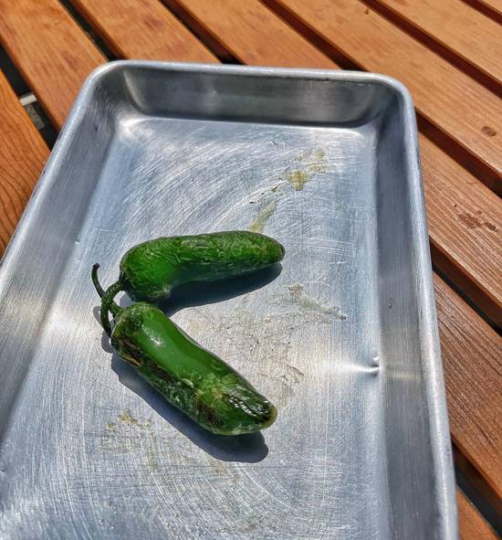 Grilled Jalapeños