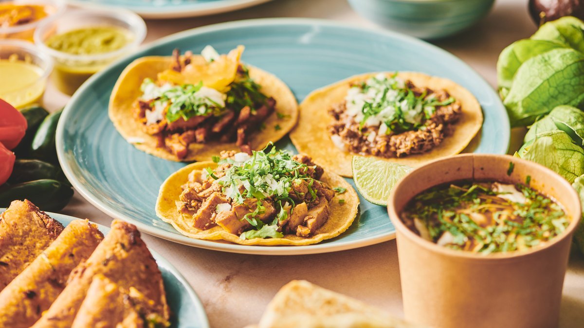 Tacos, chipotle chicken, 5 stk.