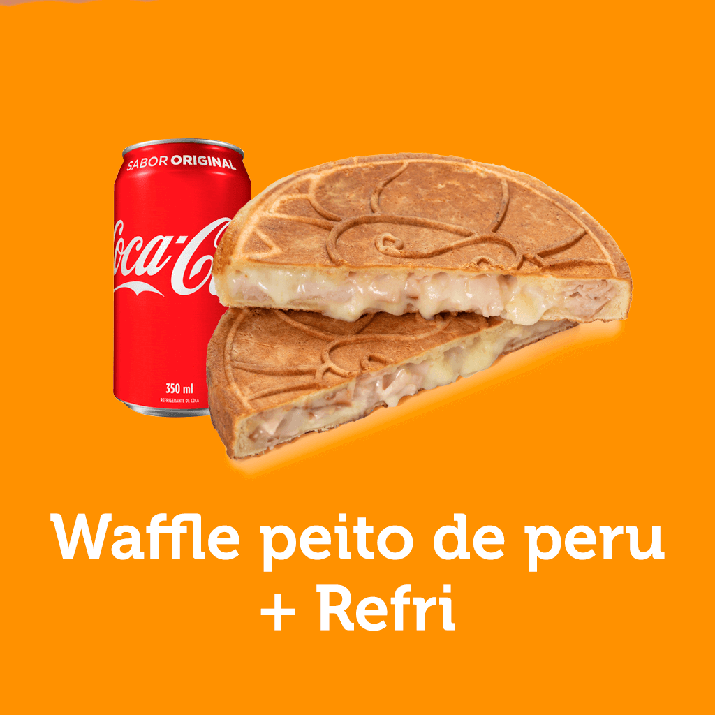 [quarta] Waffle Peito De Peru + Ref