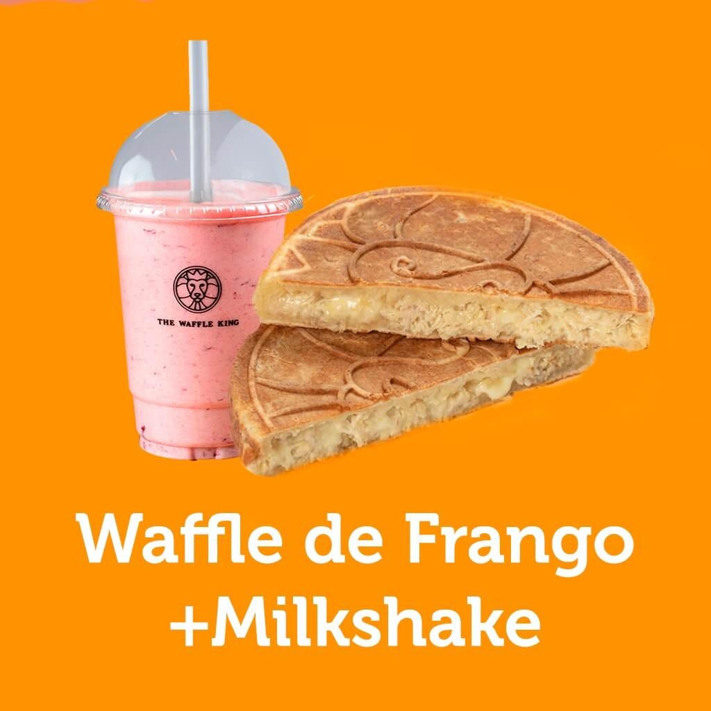 [quinta] Waffle De Frango + Milkshake