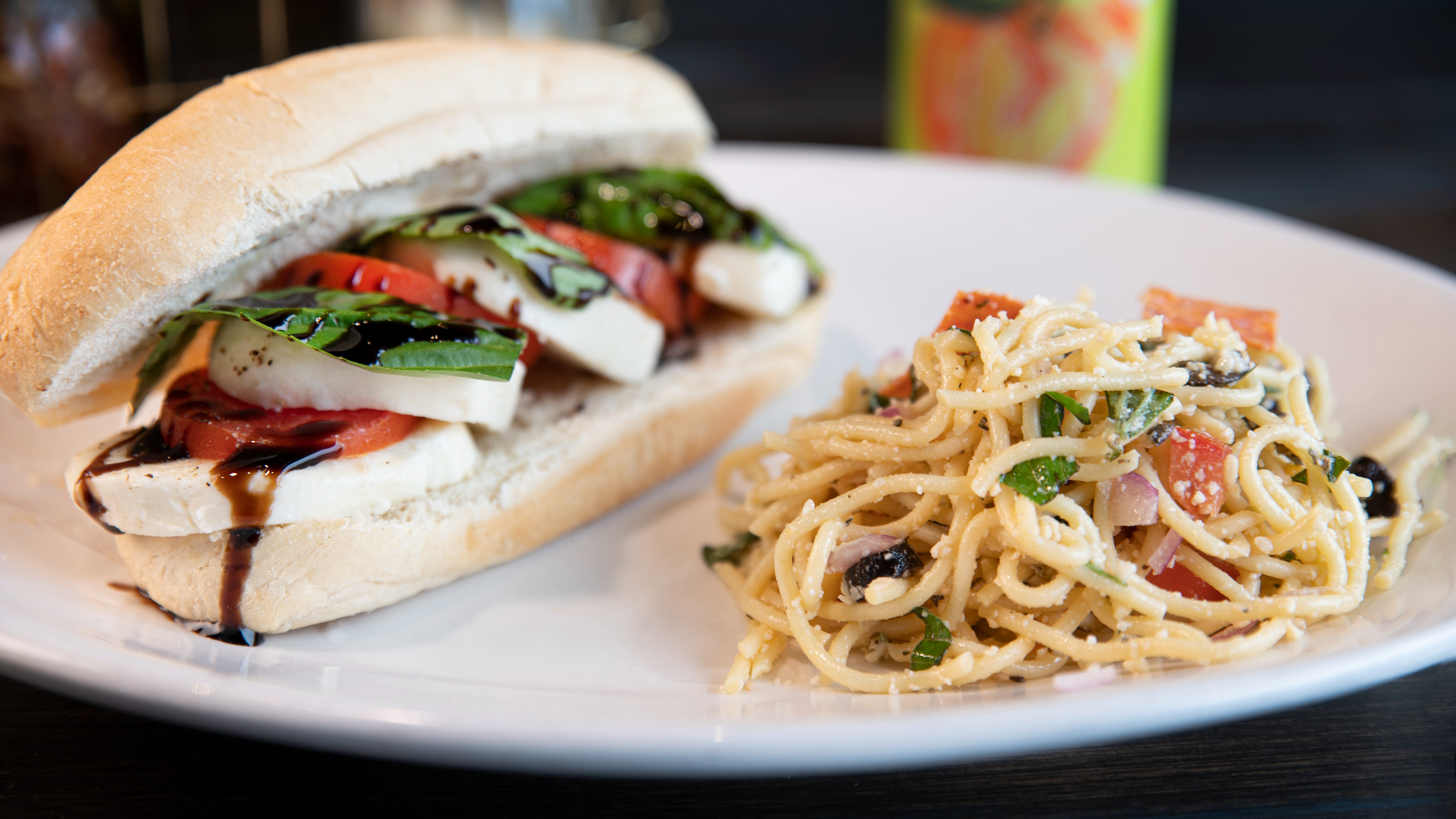 Balsamic Glazed Caprese Hoagy