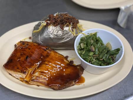 Bourbon Glazed Salmon