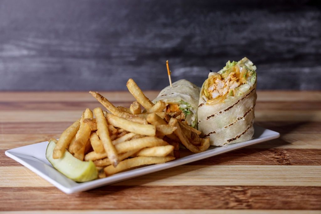 Buffalo Chicken Caesar Wrap