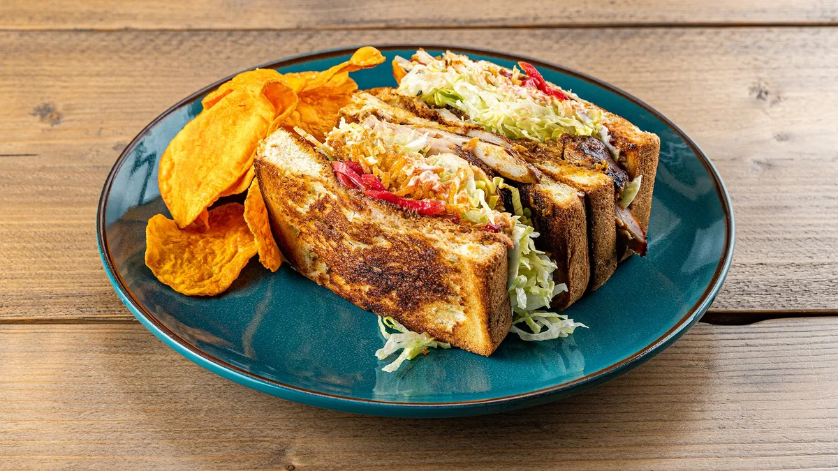 Chicken Mole Sando