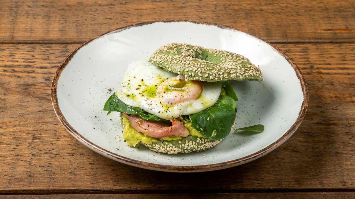 Egg and Bacon Bagel