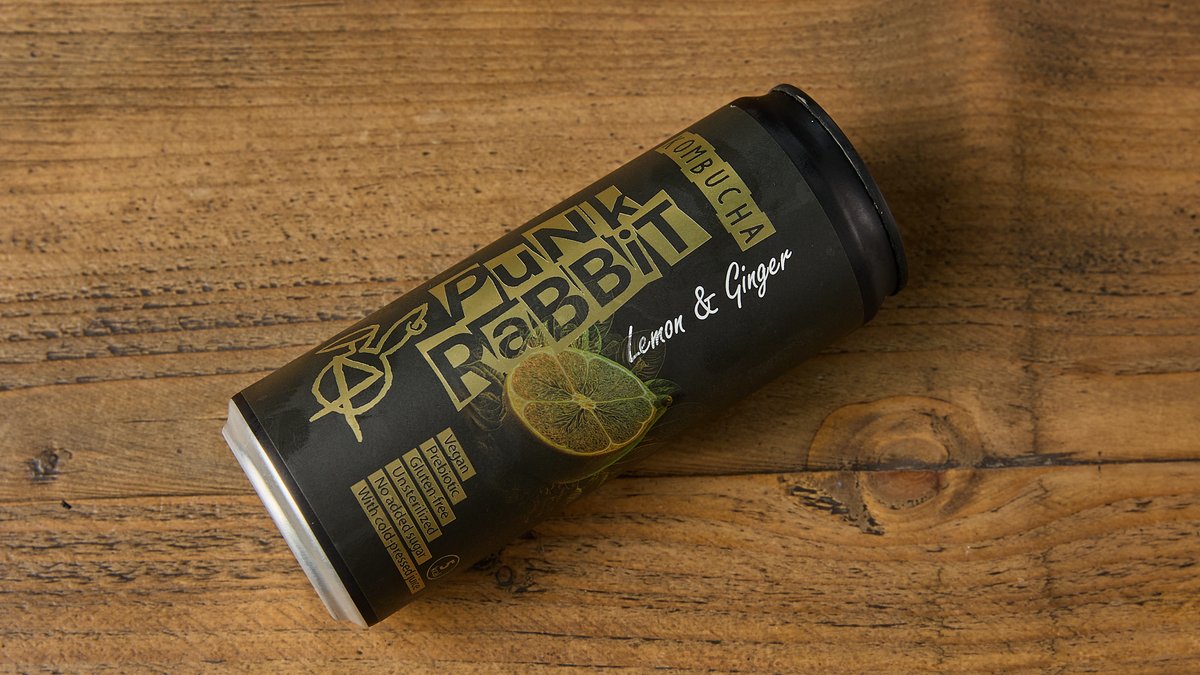 Punk Rabbit Kombucha Lemon and Ginger 0.33 l
