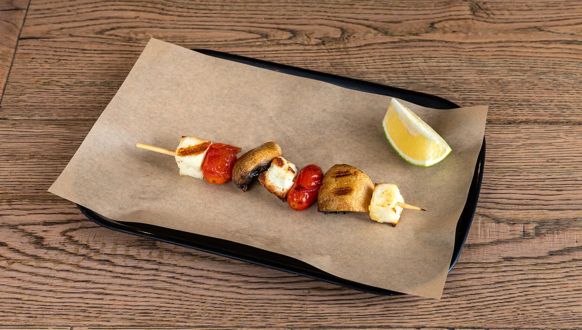 Halloumi Mushrooms Cherry Tomatoes