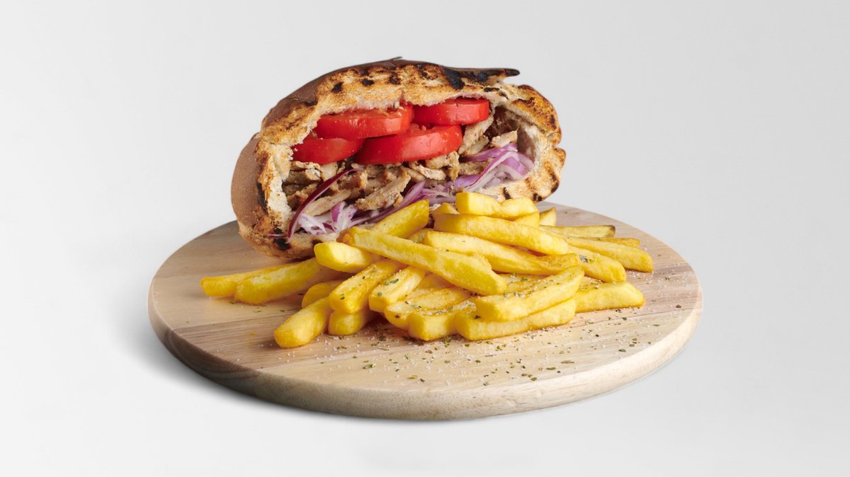 Pork Gyros Sandwich