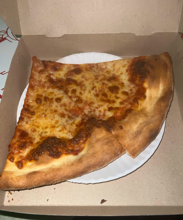2 Slice Cheese Pizza with  can soda