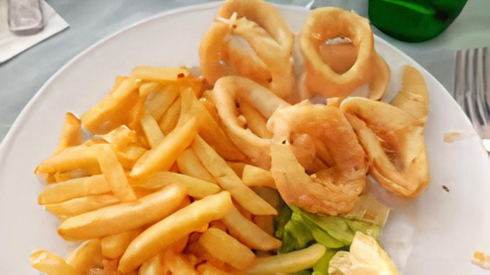 Fried Calamari w/fries