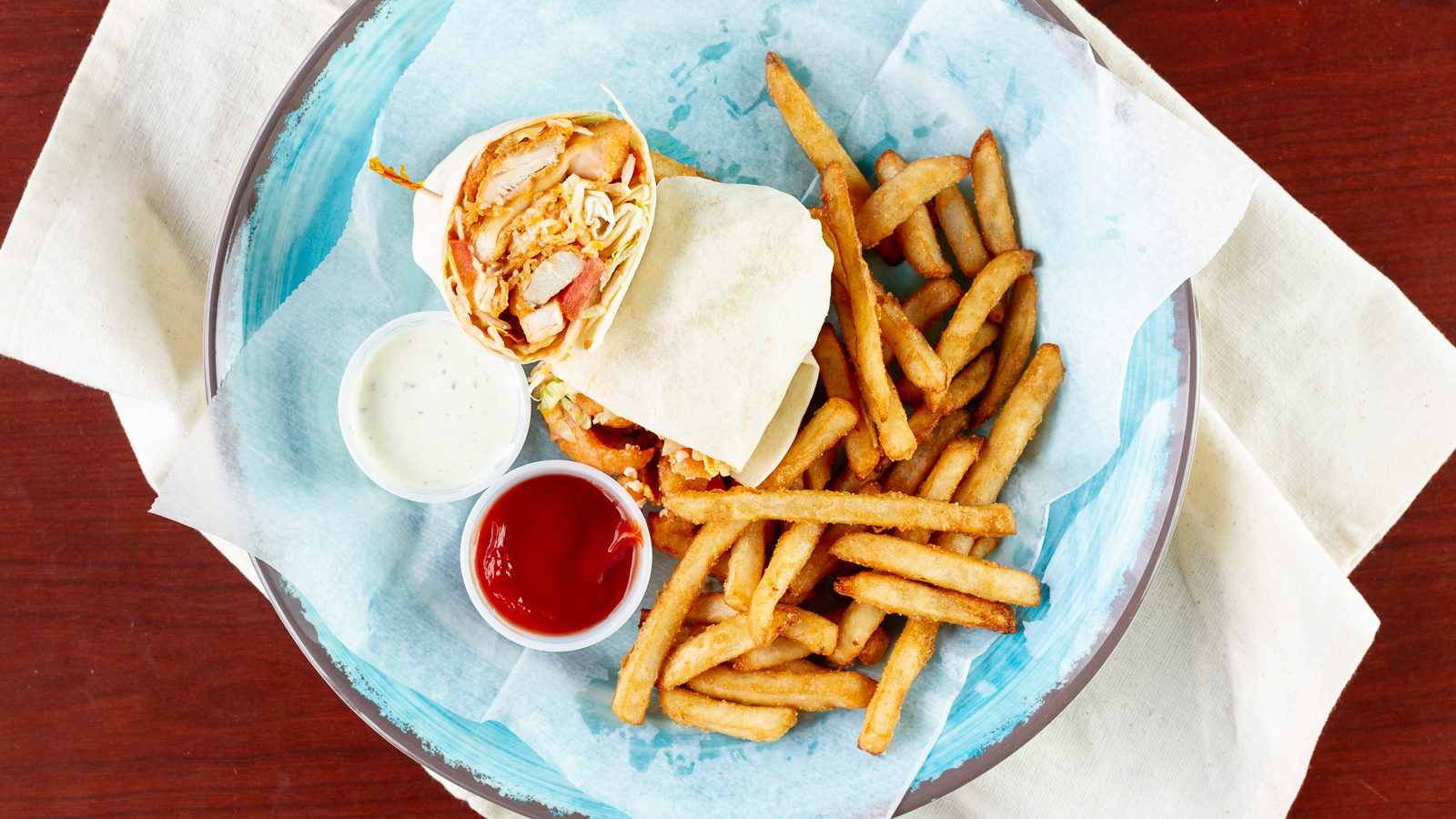 Greek Chicken Wrap
