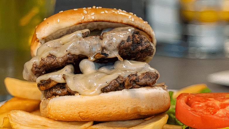 Mushroom Swiss Burger
