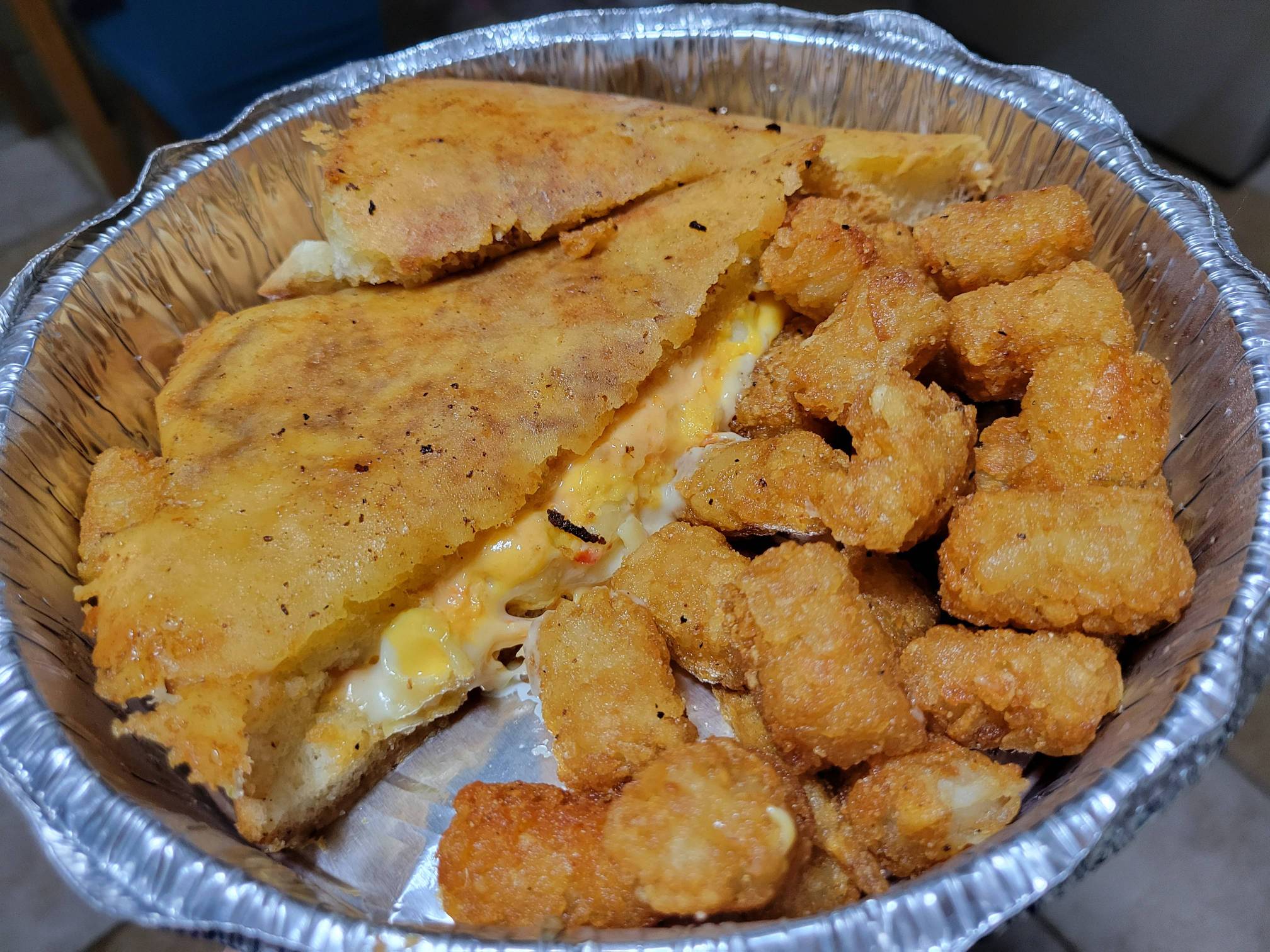 Grilled Macaroni and Cheese