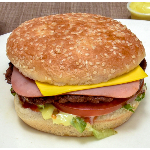 Hamburguesa con Jamón