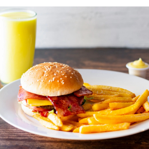 Hamburguesa con Tocineta