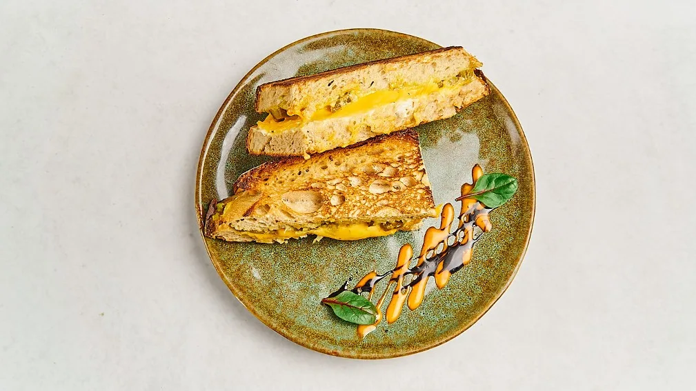 Grillad chèvremacka