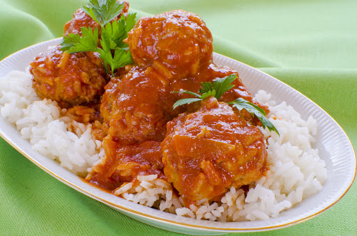 Albóndigas con Arroz