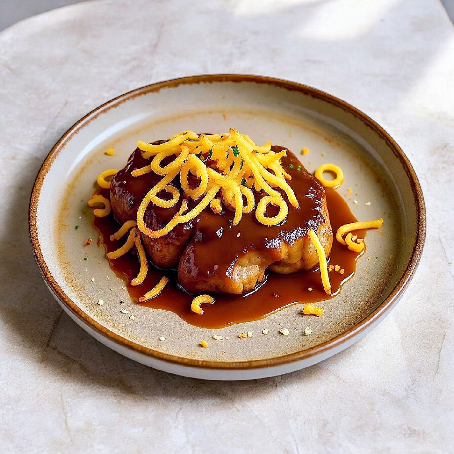 Puntas De Lomito Encebolladas