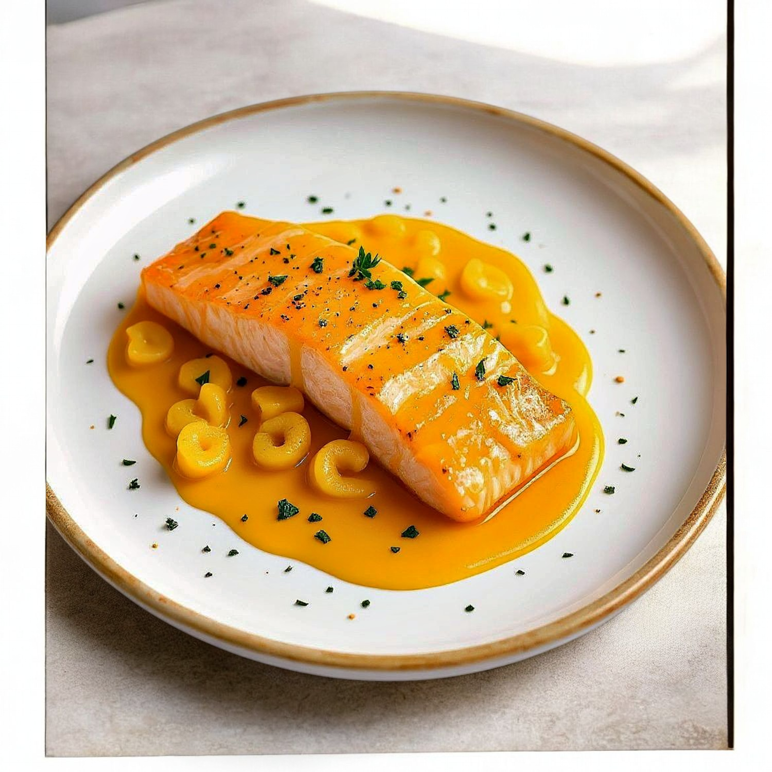 Salmon A La Naranja