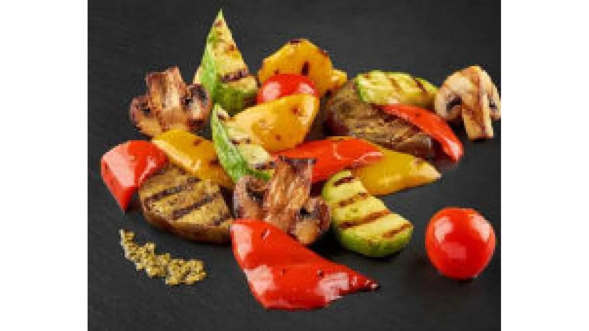 Legume la grătar cu pesto