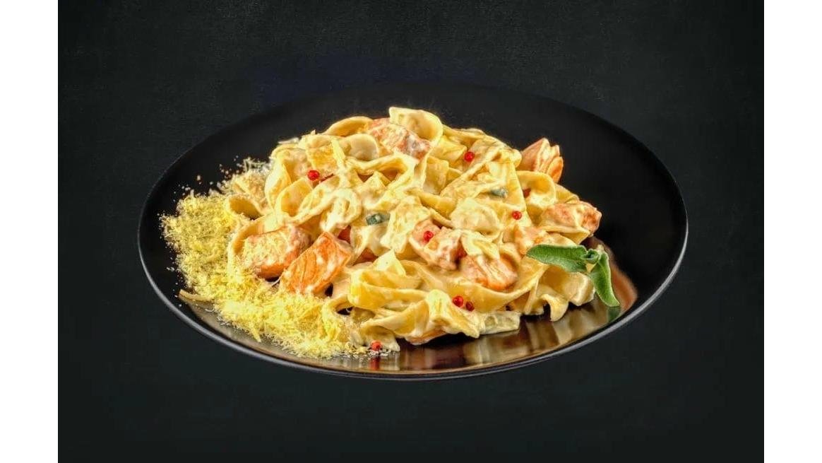 Salmon Fettuccine