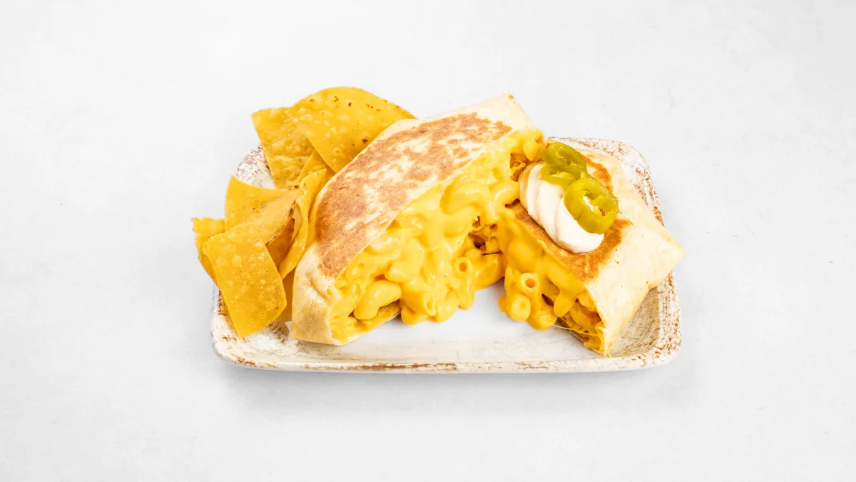 Mac and 4 Cheese Crunch Wrap