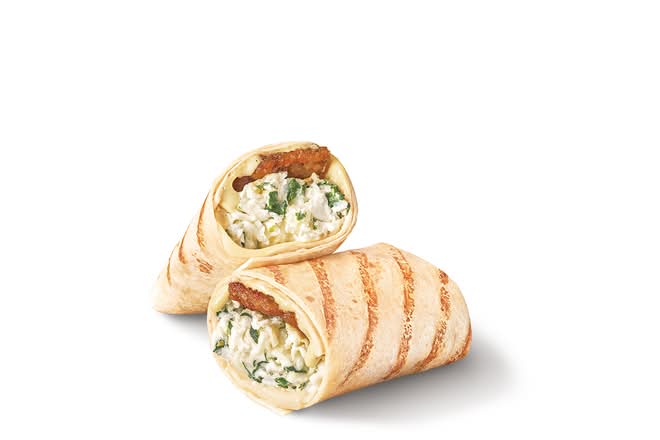 Egg White and Swiss Wrap