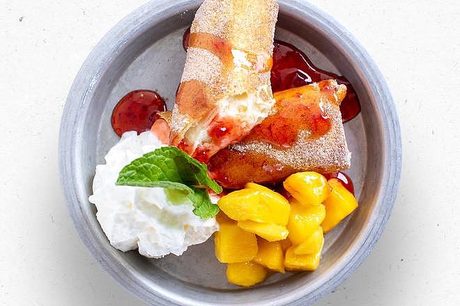 Fried Cheesecake Drumroll