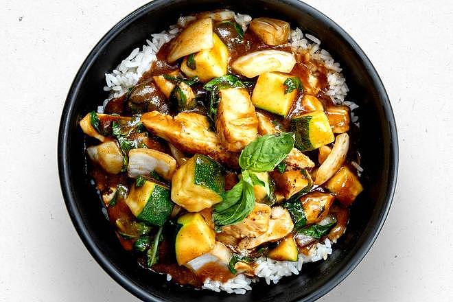 Thai Basil Ginger Stir Fry