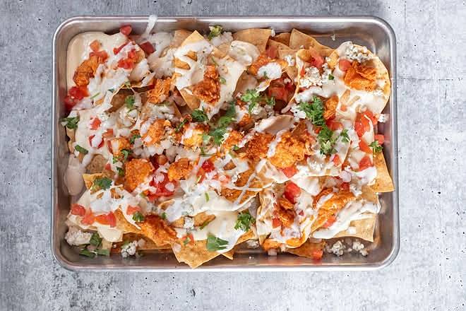 Buffalo Chicken Nachos