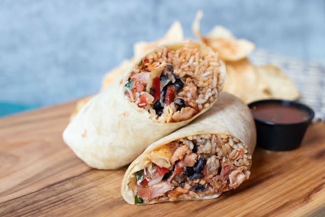 Chicken Burrito Box