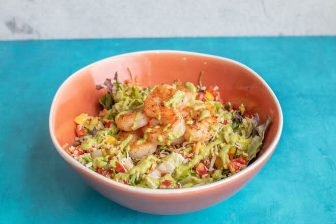 Mango Shrimp Quinoa Bowl