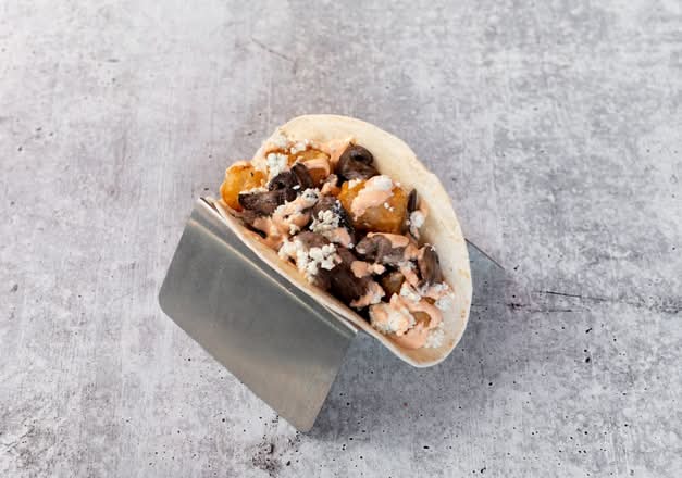 Steak and Mushroom Taco