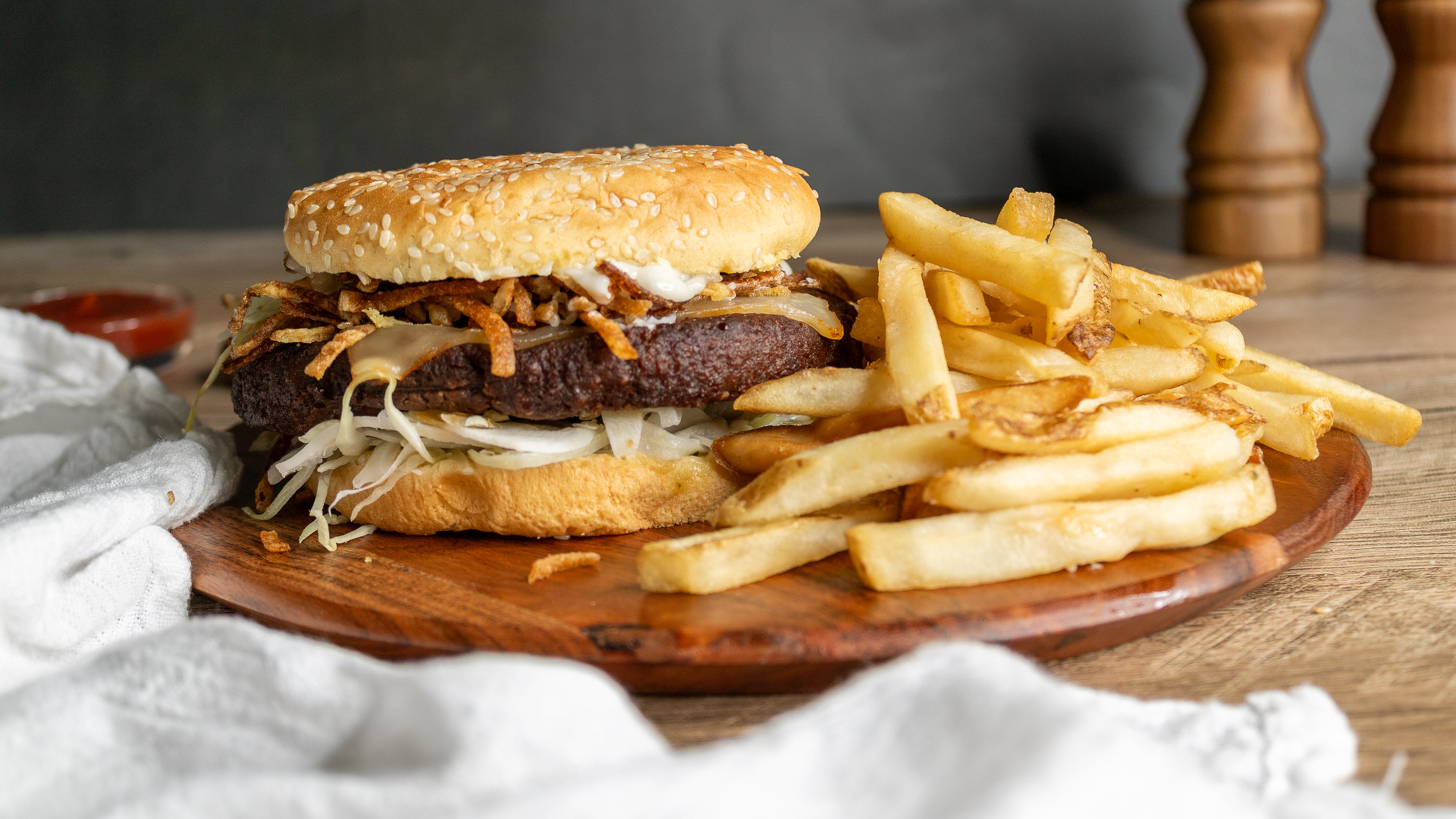 Impossible Burger (vegetarian or vegan)