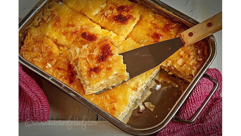 Placinta cu branza dulce si stafide 200g