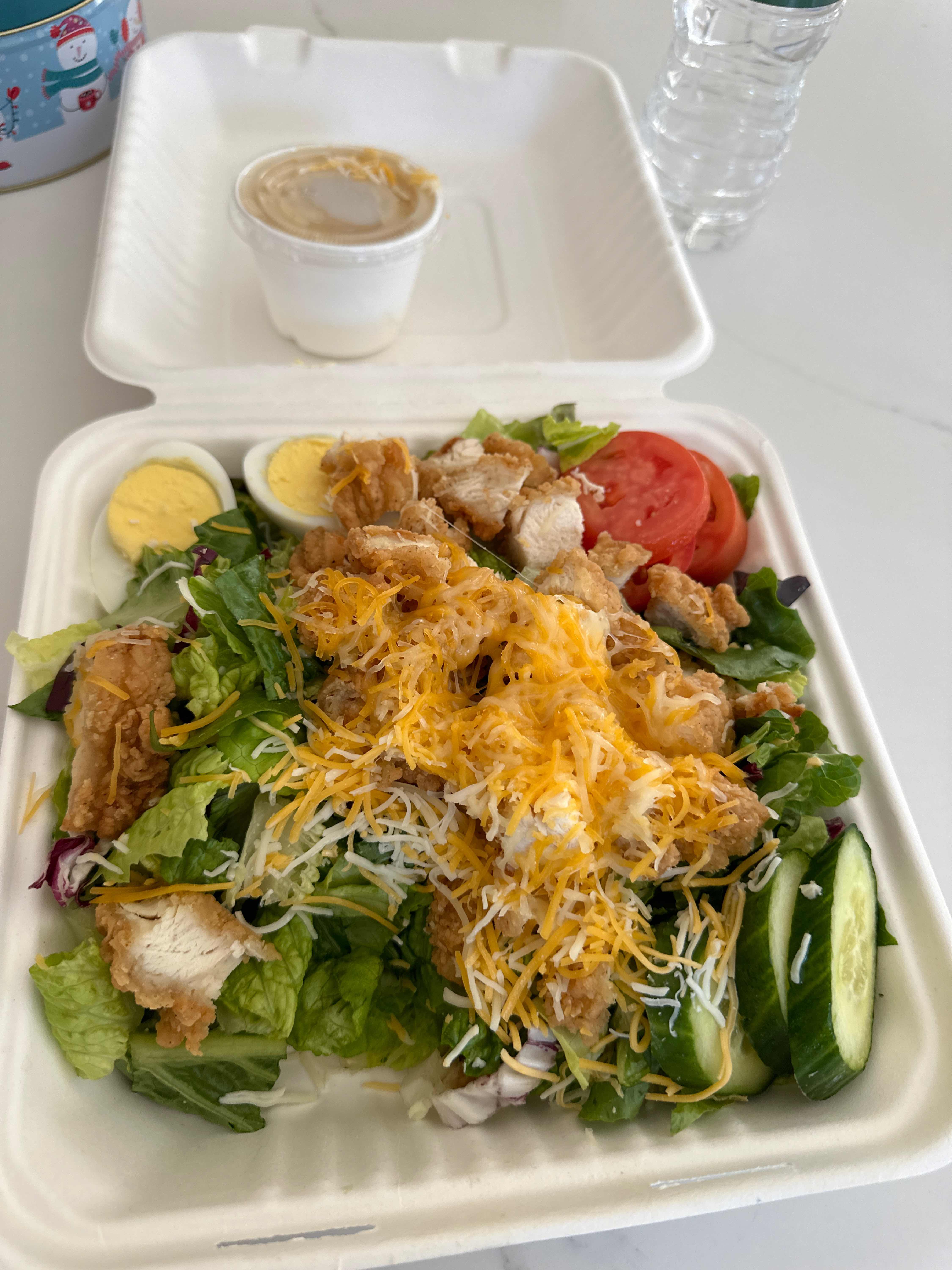Crispy Fried Chicken Salad