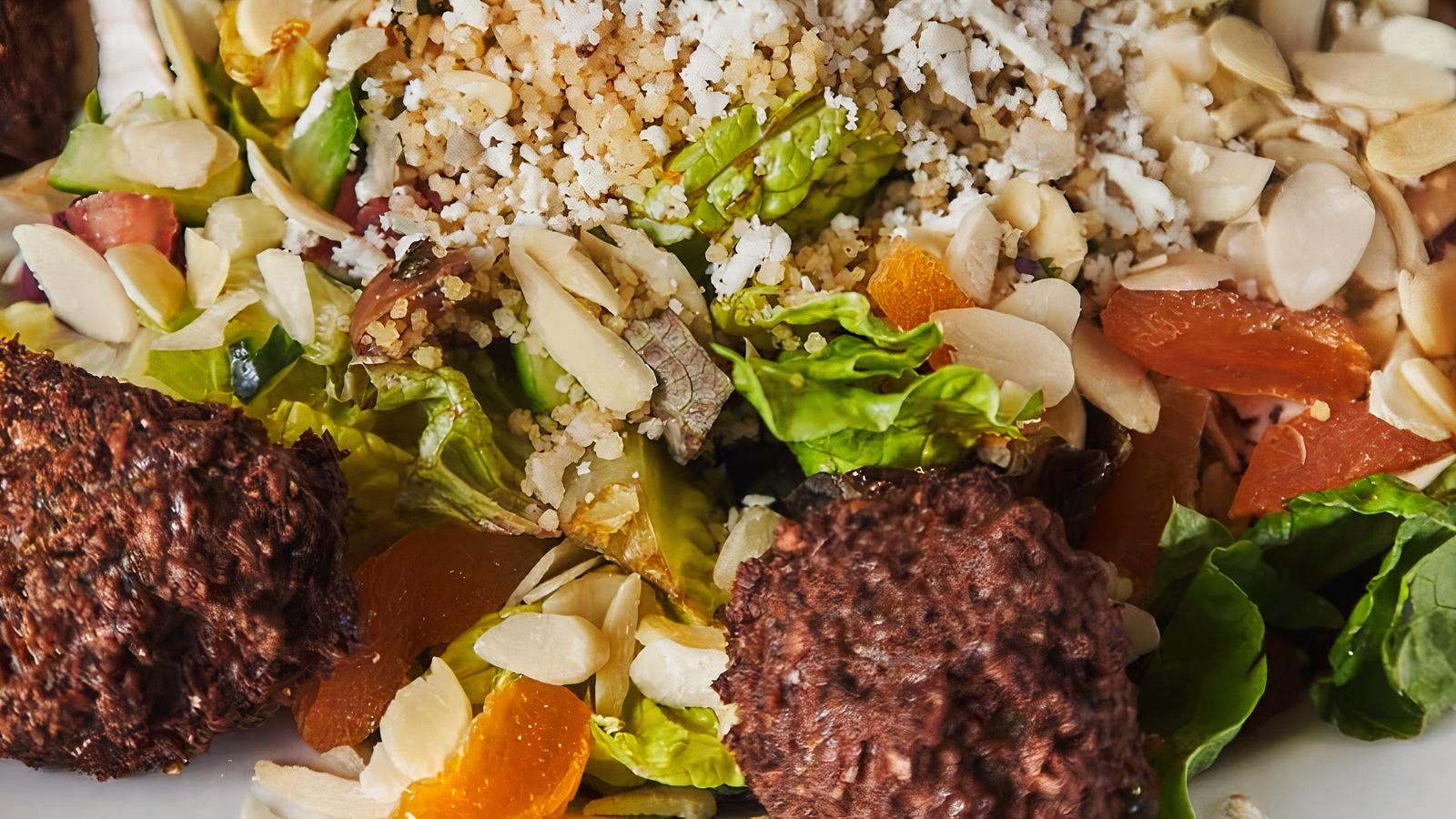 Falafel and Couscous  Salad